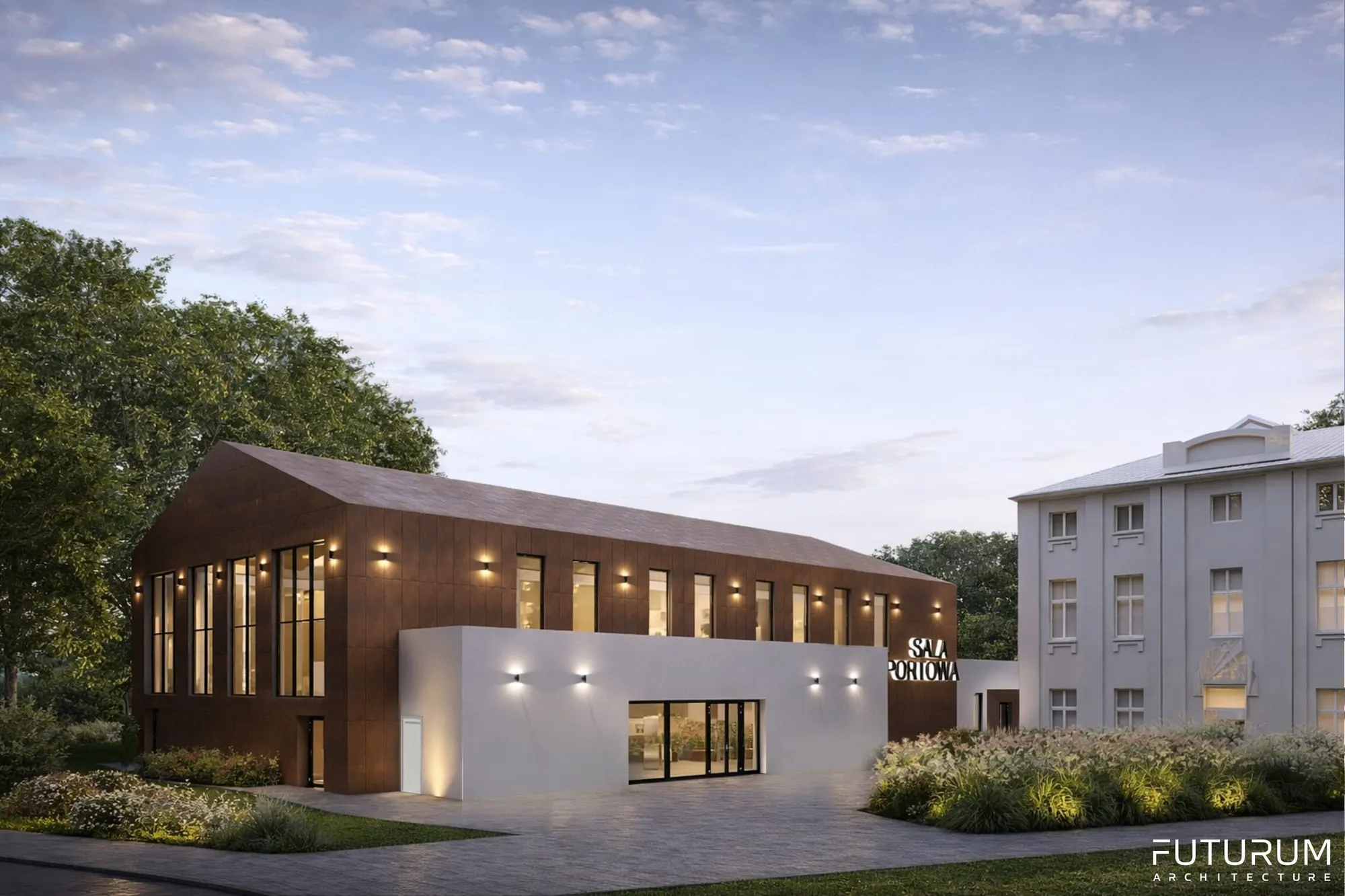 Sala gimnastyczna w Andrychowie — projekt Futurum Architecture