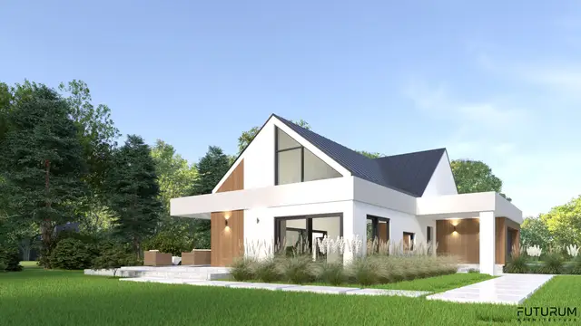 Dom jednorodzinny w Pruszkowie — Projekt — ilustracja 2