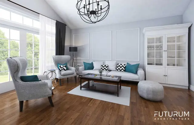 Apartament, The Gardens at Rhinebeck — Nowy Jork, styl klasyczny — ilustracja 4