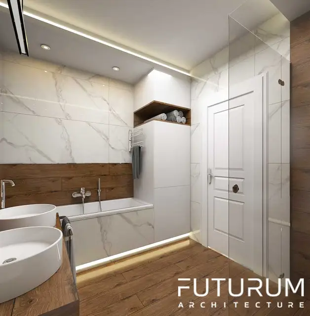 Apartament, Wiślane Tarasy, część II — Kraków — ilustracja 36