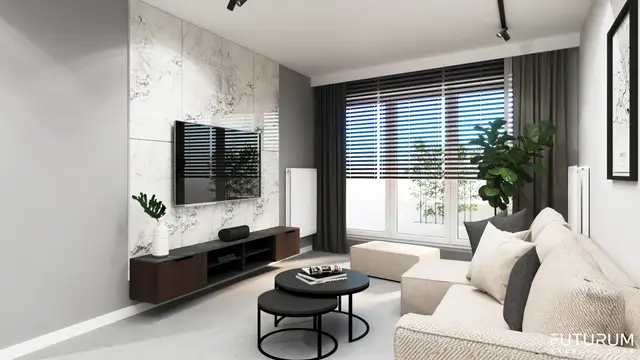 Nowoczesny apartament, Wiślane Tarasy — Kraków — ilustracja 4