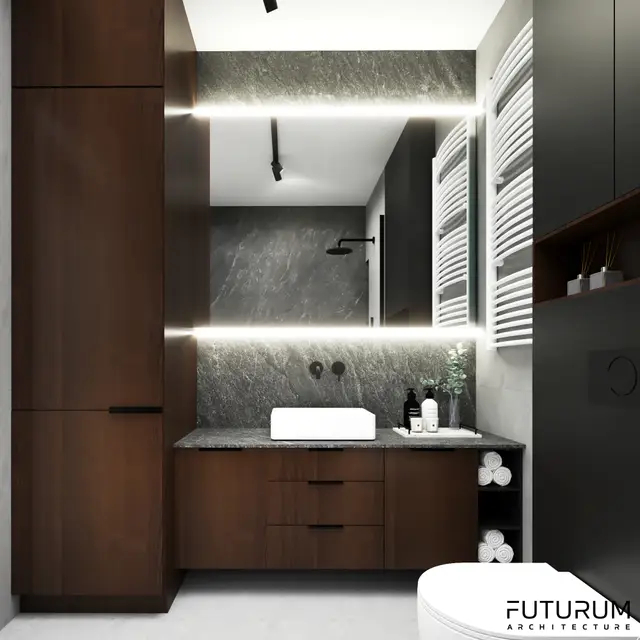 Nowoczesny apartament, Wiślane Tarasy — Kraków — ilustracja 7