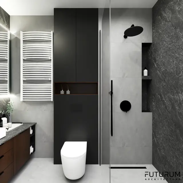 Nowoczesny apartament, Wiślane Tarasy — Kraków — ilustracja 9