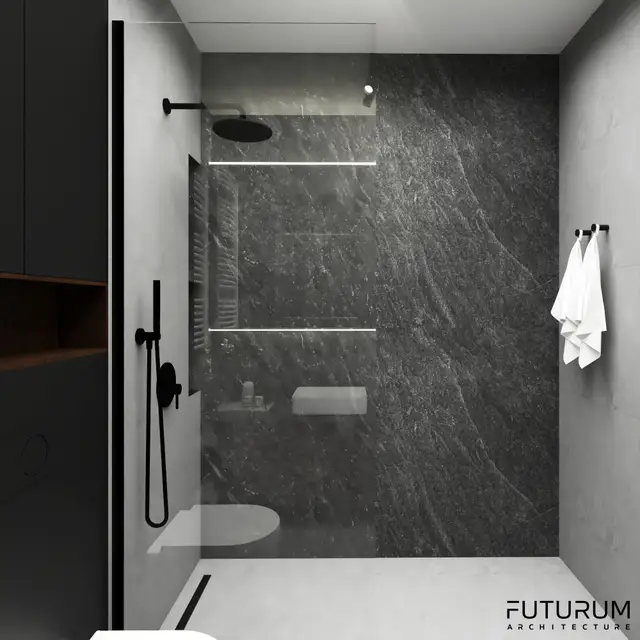 Nowoczesny apartament, Wiślane Tarasy — Kraków — ilustracja 11